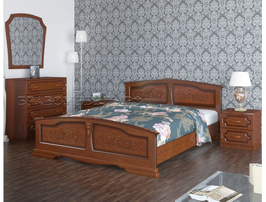 Кровать "Елена" с выкатными ящиками
