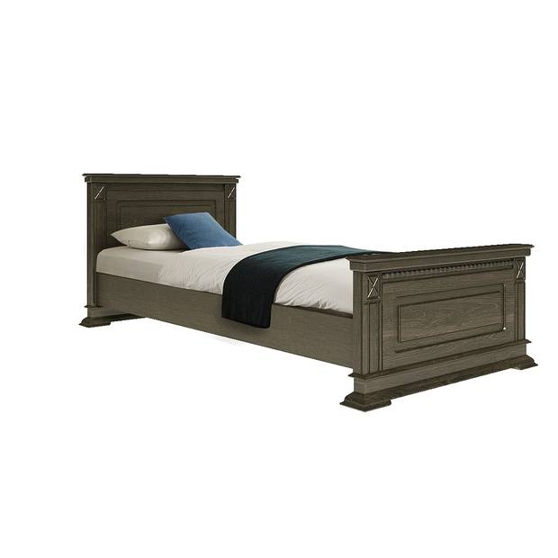 Кровать одинарная «Верди Люкс» с высоким изножьем - фото