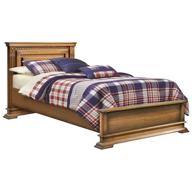 Кровать одинарная «Верди Люкс» с низким изножьем - фото
